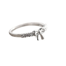 Load image into Gallery viewer, New Arrival Flawless Rings Jewelry Korean Crystal Bow Ring Butterfly Shape Jewelries rings for women ring holder
