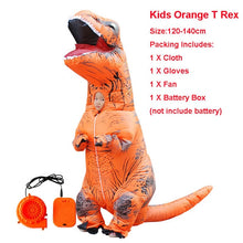 Load image into Gallery viewer, Adult Inflatable Costume Dinosaur Costumes T REX Blow Up Fancy Dress Mascot Cosplay Costume For Men Women Kids Dino Cartoon
