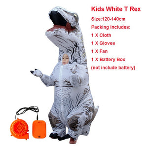 Adult Inflatable Costume Dinosaur Costumes T REX Blow Up Fancy Dress Mascot Cosplay Costume For Men Women Kids Dino Cartoon