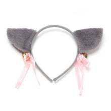 Load image into Gallery viewer, 6 Colors Beautiful Masquerade Halloween Cat Ears Cosplay Cat Ear Anime Party Costume Bow Tie Bell Headwear Headband Anime
